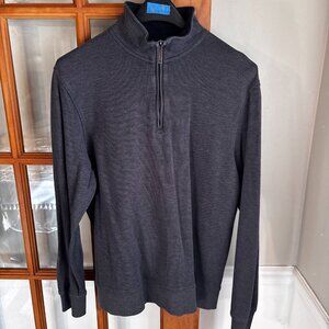 Van Heusen Men's Dark Grey mock neck sweater SZ: M
